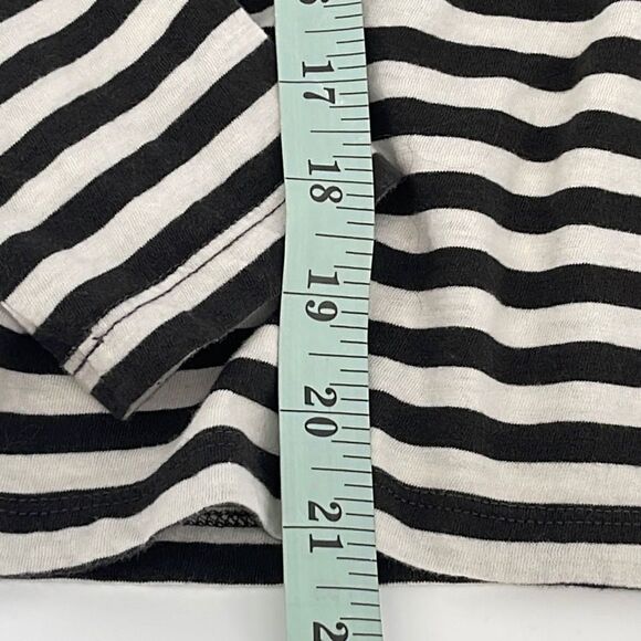 Z SUPPLY Mesa Striped Long Sleeve Shirt Size Small in Vintage Black - Picture 7 of 7